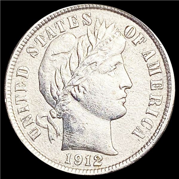 1912 Barber Dime CLOSELY UNCIRCULATED