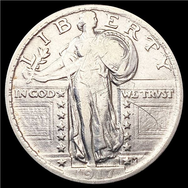 1917 Standing Liberty Quarter NEARLY UNCIRCULATED