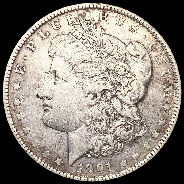 1891-O Morgan Silver Dollar CLOSELY UNCIRCULATED