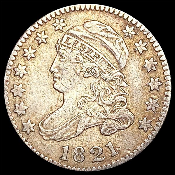 1821 Capped Bust Dime ABOUT UNCIRCULATED
