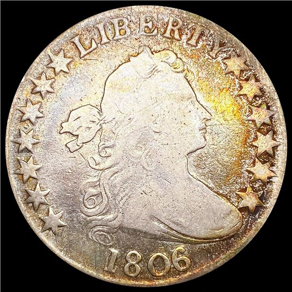 1806 Draped Bust Half Dollar NICELY CIRCULATED
