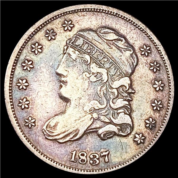 1837 Capped Bust Half Dime ABOUT UNCIRCULATED