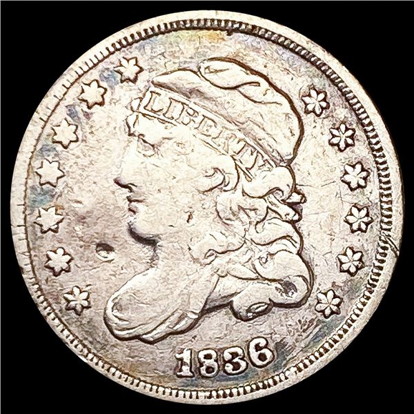 1836 Capped Bust Half Dime NICELY CIRCULATED