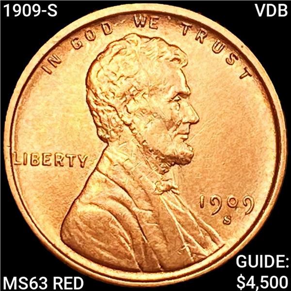 1909-S VDB Wheat Cent HIGH GRADE +