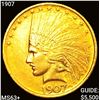 Image 1 : 1907 $10 Gold Eagle UNCIRCULATED +
