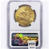 Image 2 : 1908 $20 Gold Double Eagle NGC MS64 No Motto