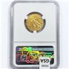 Image 2 : 1909-D $5 Gold Half Eagle NGC MS62