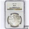 Image 1 : 1881-S Morgan Silver Dollar NGC MS63