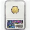 Image 2 : 1909 $2.50 Gold Quarter Eagle NGC MS61