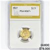Image 1 : 1927 $2.50 Gold Quarter Eagle PGA MS67+