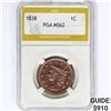 Image 1 : 1838 Large Cent PGA MS62