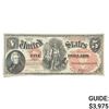 Image 1 : 1878 LG $5 Legal Tender Note GEM BU
