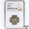 Image 1 : 1983-D Washington Silver Quarter NGC MS66