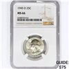 Image 1 : 1945-D Washington Silver Quarter NGC MS66