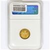 Image 2 : 1874/3 SWE. 10K .13oz Gold NGC MS65