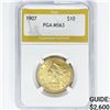 Image 1 : 1907 $10 Gold Eagle PGA MS63