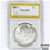 Image 1 : 1880-S Morgan Silver Dollar PGA MS64