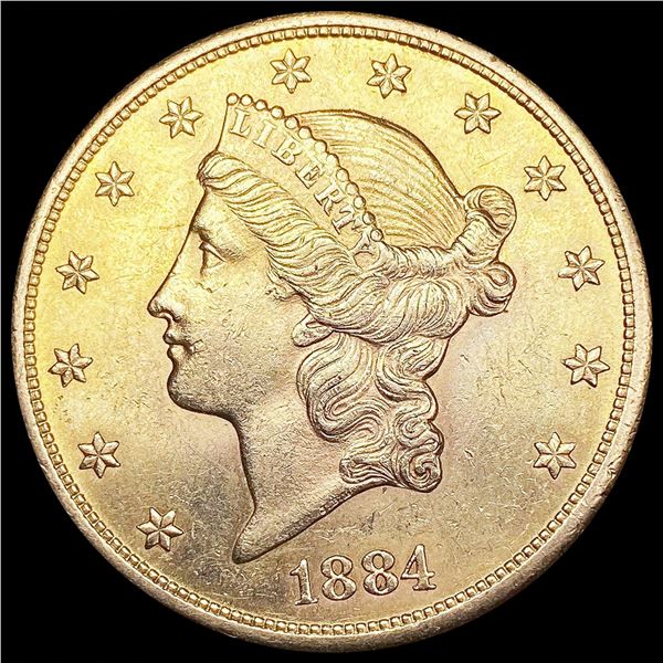 1884-S $20 Gold Double Eagle UNCIRCULATED