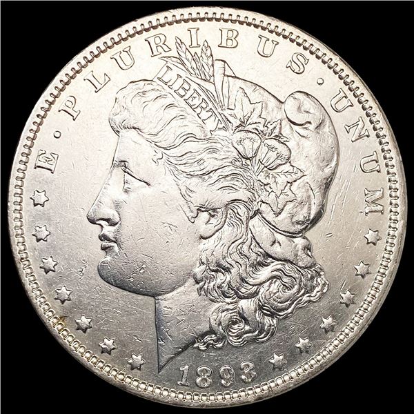 1893 Morgan Silver Dollar CLOSELY UNCIRCULATED