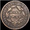 Image 2 : 1835 Classic Head Half Cent LIGHTLY CIRCULATED