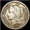 Image 1 : 1882 Nickel Three Cent LIGHTLY CIRCULATED