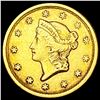 Image 1 : 1852 Rare Gold Dollar ABOUT UNCIRCULATED