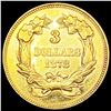 Image 2 : 1878 $3 Gold Piece CLOSELY UNCIRCULATED
