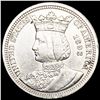 Image 1 : 1893 Isabella Silver Quarter UNCIRCULATED