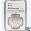 Image 1 : 1880-S Morgan Silver Dollar NGC MS65+