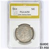 Image 1 : 1824 Capped Bust 50C PGA AU50 Over Var. Dates