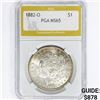 Image 1 : 1882-O Morgan Silver Dollar PGA MS65