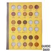Image 1 : 1858-1909 Varied US Cent Book (45 Coins)