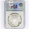 Image 2 : 1754MO MF Mexico 8 Reales PGA MS63+ Same Crowns