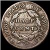 Image 2 : 1825 Classic Head Half Cent NICELY CIRCULATED