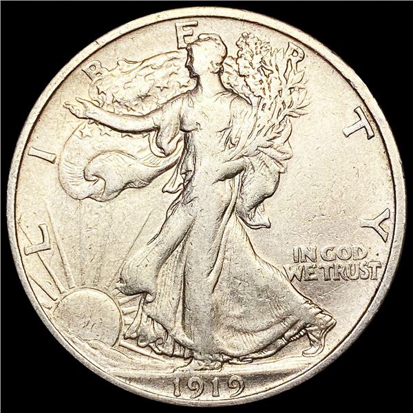1919 Walking Liberty Half Dollar LIGHTLY CIRCULATE