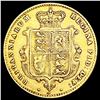 Image 2 : 1864 G. Britain .1178oz Gold 1/2 Sovereign CLOSELY