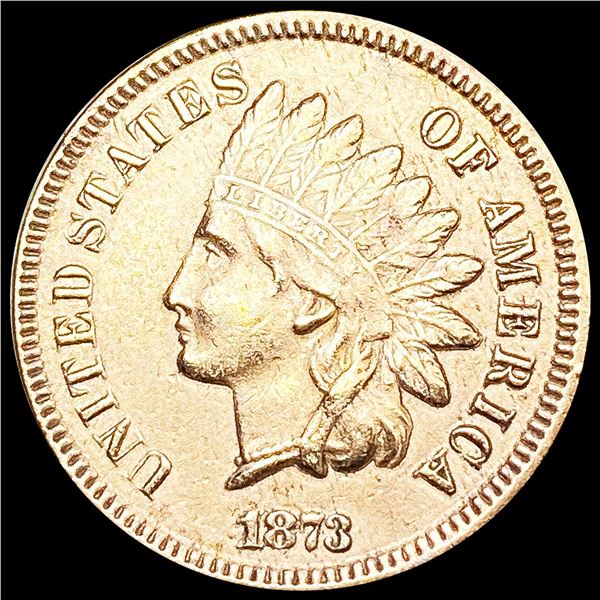 1873 Indian Head Cent CLOSELY UNCIRCULATED