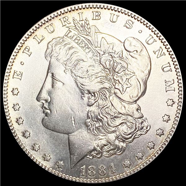 1884-S Morgan Silver Dollar NEARLY UNCIRCULATED