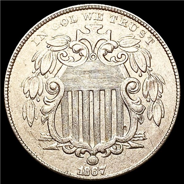 1867 No Rays Shield Nickel UNCIRCULATED