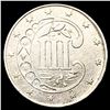 Image 2 : 1856 Silver Three Cent NEARLY UNCIRCULATED