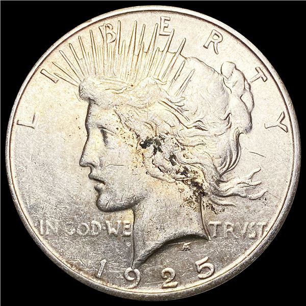 1925-S Silver Peace Dollar NEARLY UNCIRCULATED