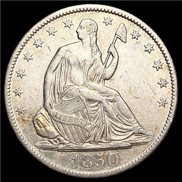 1850-O Seated Liberty Half Dollar CLOSELY UNCIRCUL