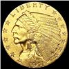 Image 1 : 1911 $2.50 Gold Quarter Eagle CLOSELY UNCIRCULATED