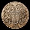 Image 1 : 1868 Two Cent Piece LIGHTLY CIRCULATED