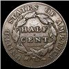 Image 2 : 1835 Classic Head Half Cent ABOUT UNCIRCULATED