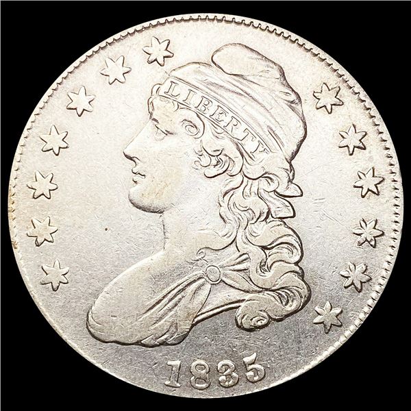 1835 Capped Bust Half Dollar NEARLY UNCIRCULATED