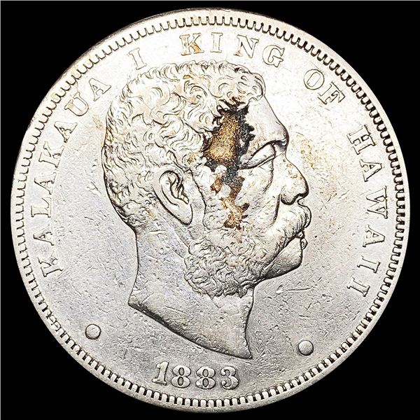 1883 Kingdom of Hawaii Dollar CLOSELY UNCIRCULATED