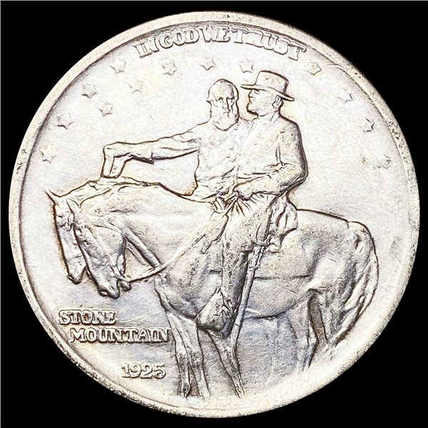 1925 Stone Mountain Half Dollar CLOSELY UNCIRCULAT