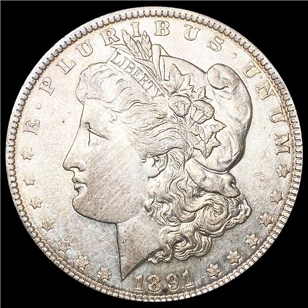1891 Morgan Silver Dollar CLOSELY UNCIRCULATED