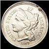 Image 1 : 1867 Nickel Three Cent CLOSELY UNCIRCULATED